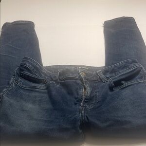 Express Men's Slim Straight Jeans‎ - Dark Blue